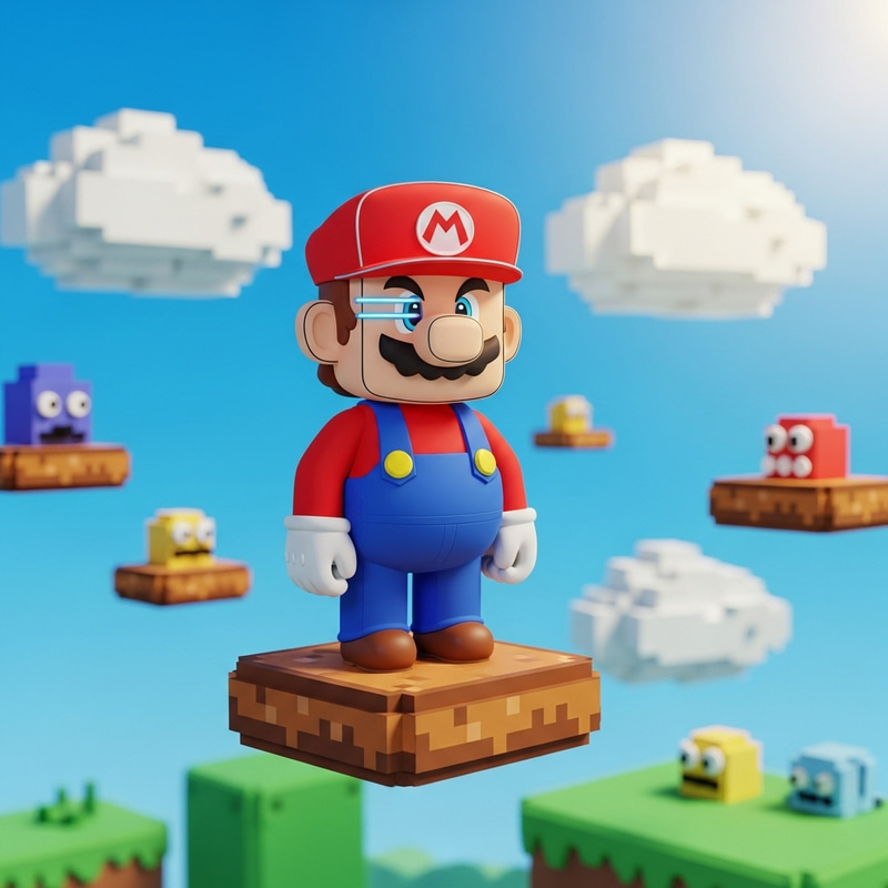 Modern Minimalist MarioBet Character Design Modern Minimalist MarioBet Character Design