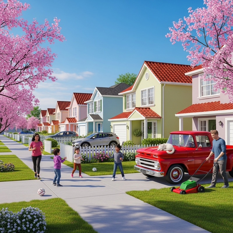 Vibrant Suburban Community with Diversity Vibrant Suburban Community with Diversity