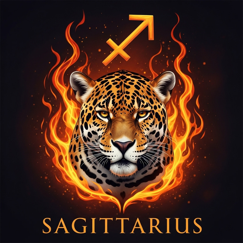 Adventurous Jaguar and Vibrant Flames | Sagittarius Energy Adventurous Jaguar and Vibrant Flames | Sagittarius Energy