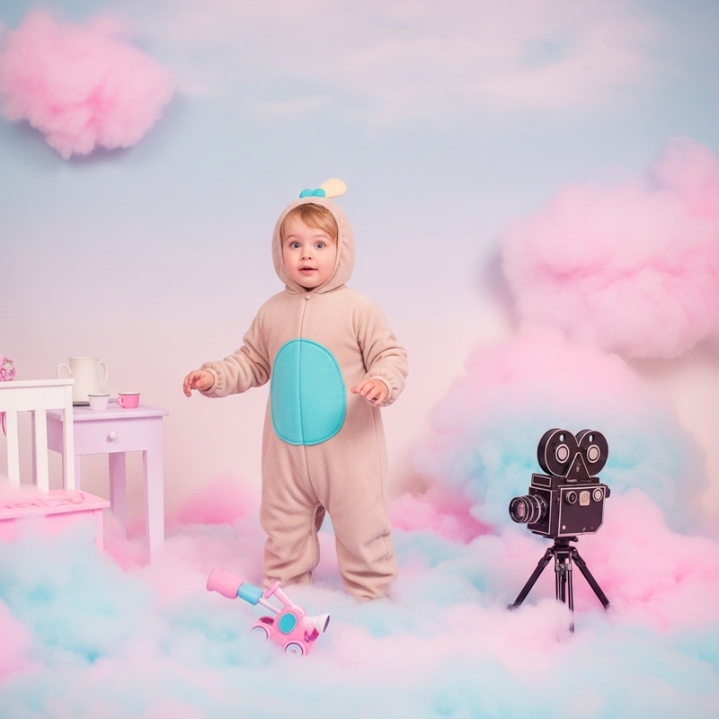 Whimsical Adult in Baby Costume: Explore Nostalgia Whimsical Adult in Baby Costume: Explore Nostalgia