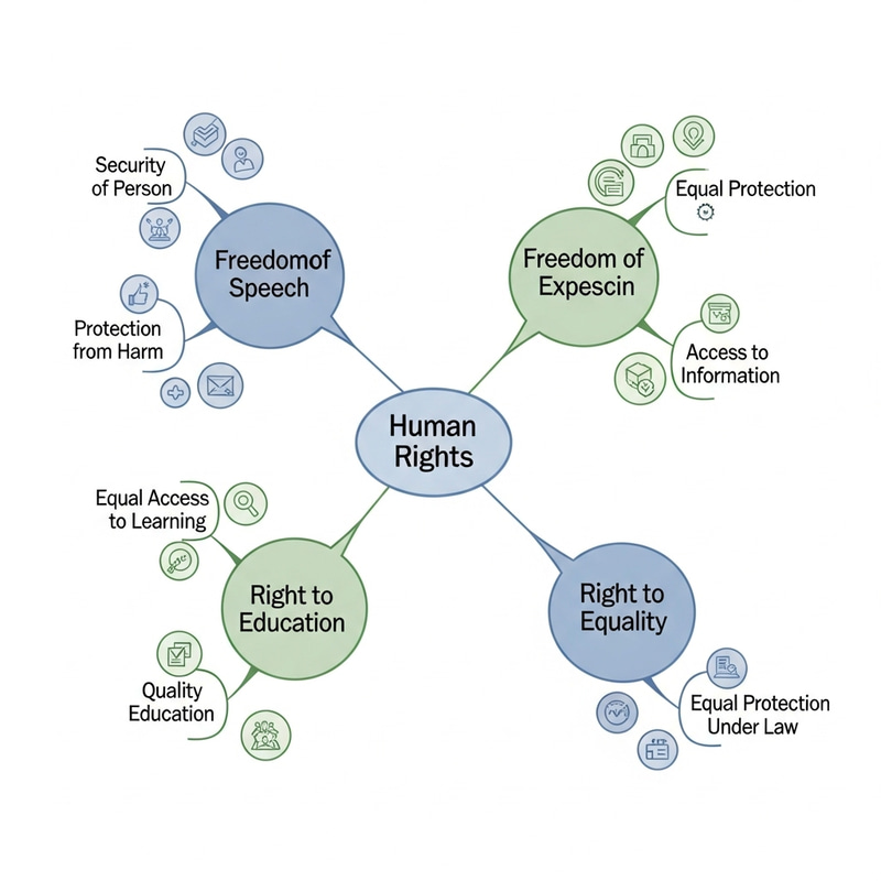Mind Map of Human Rights: Visual Representation of Key Rights Mind Map of Human Rights: Visual Representation of Key Rights