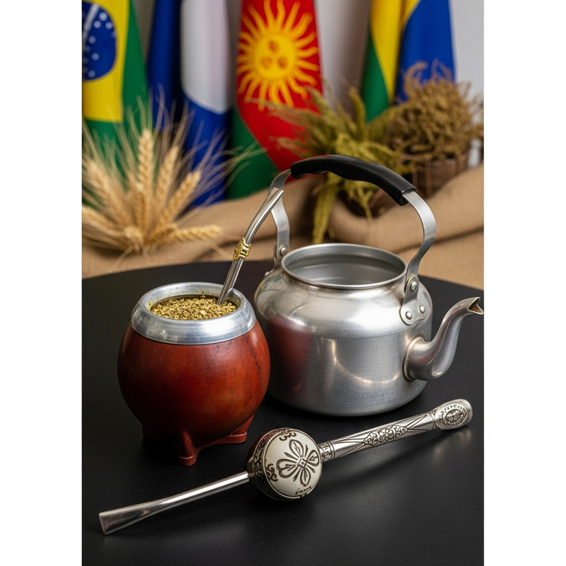 Yerba Mate Drinking Setting | South American Experience Yerba Mate Drinking Setting | South American Experience