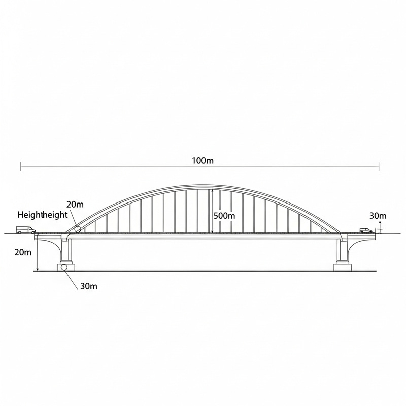 Detailed Bridge Design with 30 Meters Width Detailed Bridge Design with 30 Meters Width