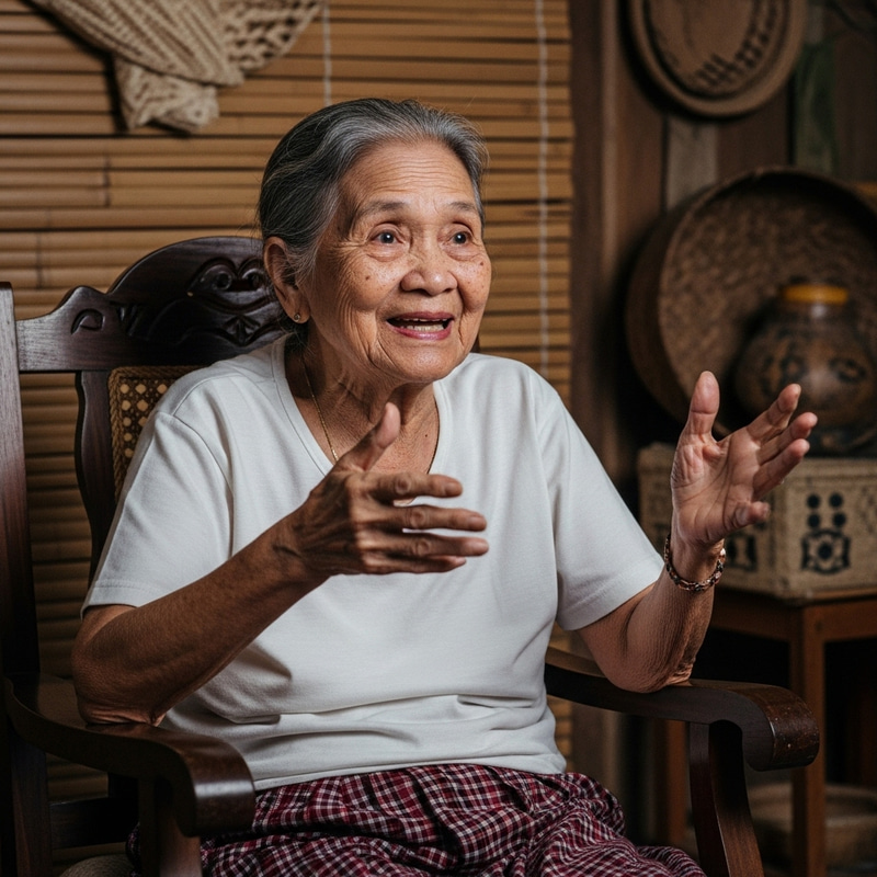 Enthralling Filipina Elderly's Stories: A Nostalgic Tale Enthralling Filipina Elderly's Stories: A Nostalgic Tale