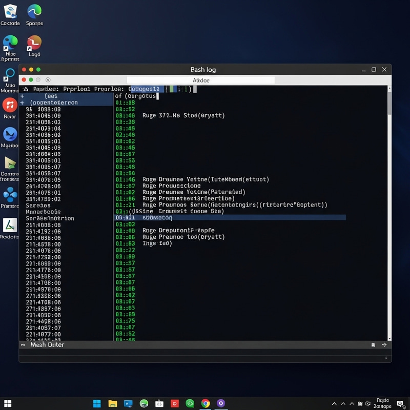 View Log in Bash: Ultimate Coding Workspace