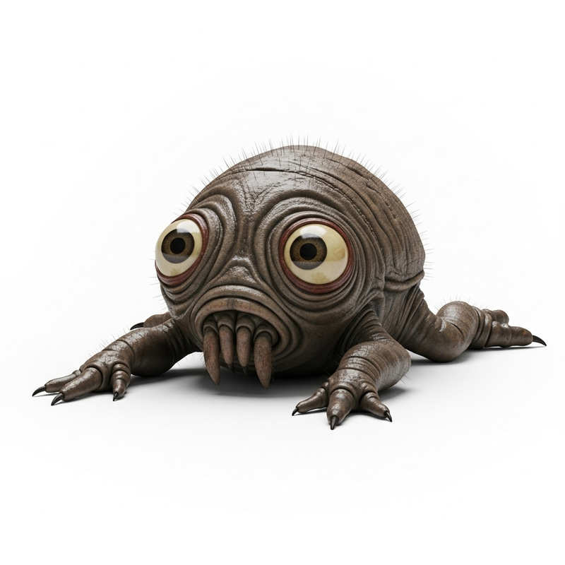 Mysterious Being Lying Down