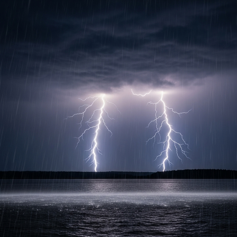 Beautiful Rain and Thunder Landscape | Mesmerizing Scene Beautiful Rain and Thunder Landscape | Mesmerizing Scene