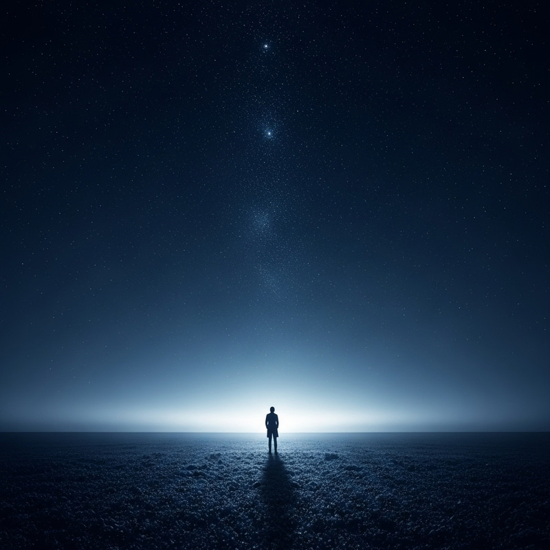 Dreamy Starry Night Sky Art Portrayal Dreamy Starry Night Sky Art Portrayal