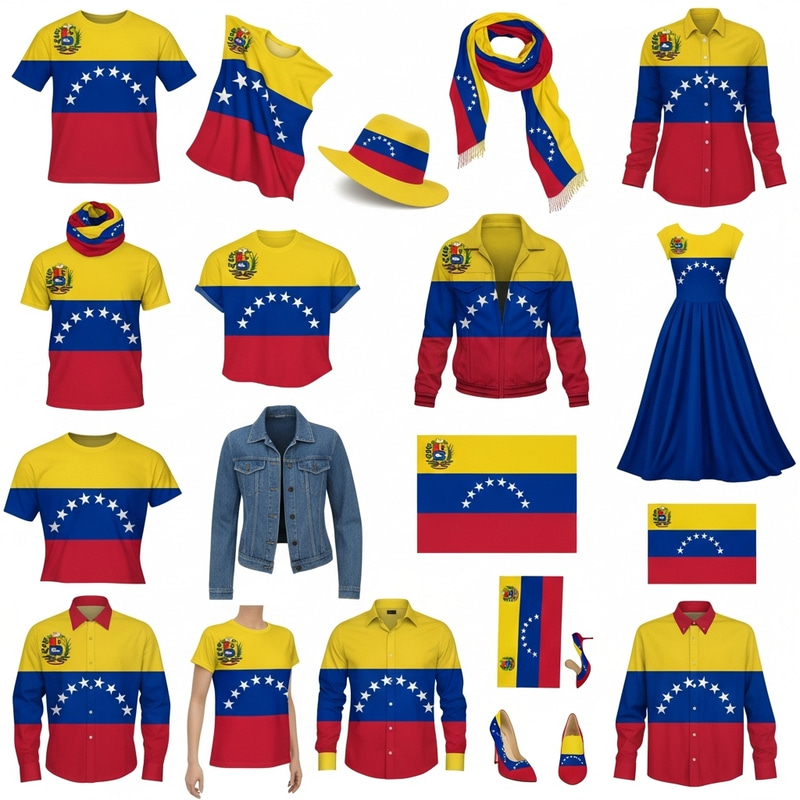 Venezuelan Flag Inspired Clothing for National Pride