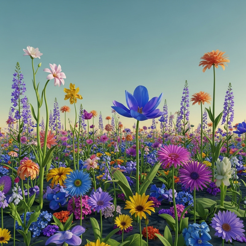 Abstract Floral Arrangements - Colorful Artistry