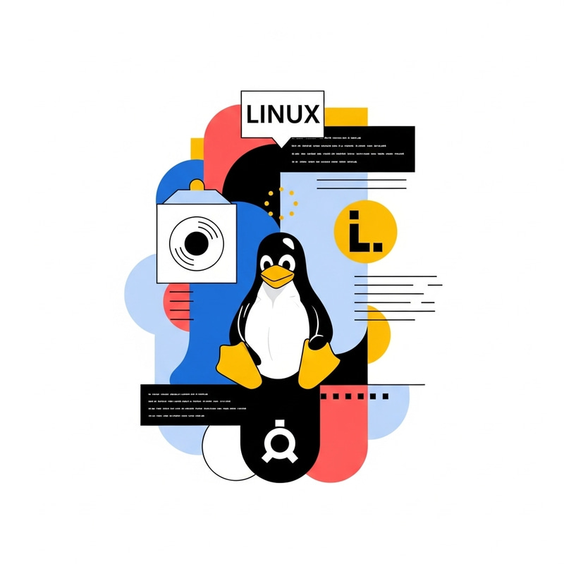 Modern Linux Platform Art Design Modern Linux Platform Art Design