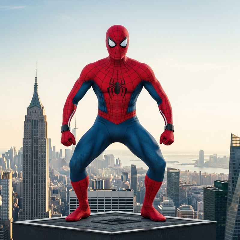 Muscular Spider-Man | Urban Web-Slinger Marvel