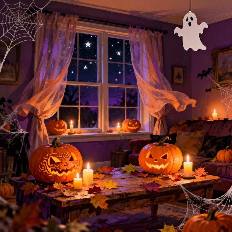 Whimsical Halloween Living Room Decor Ideas Whimsical Halloween Living Room Decor Ideas