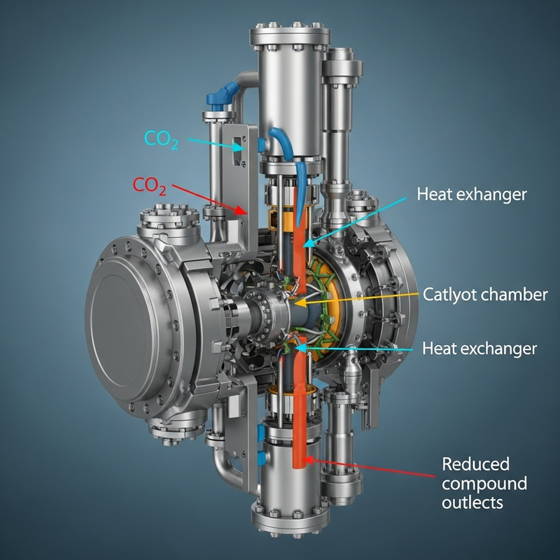 3D Model for Catalytic Reactor - CO2 Reduction