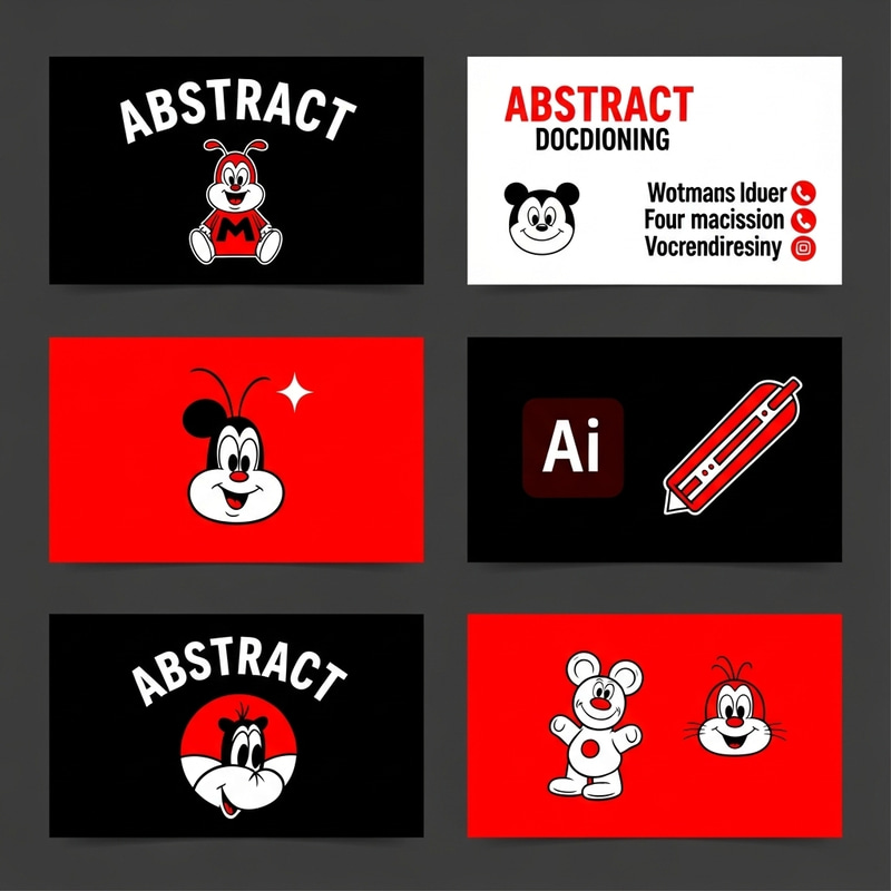 Black and Red Business Card Design | Adobe Illustrator Black and Red Business Card Design | Adobe Illustrator