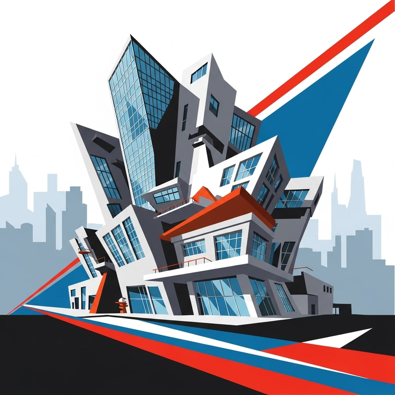 Deconstructivism Architectural Style Artistic Composition