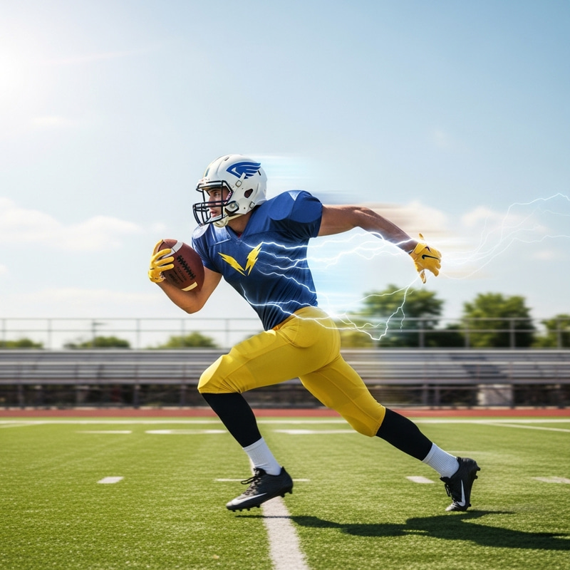 Football Player with Super Speed and Secret Identity Football Player with Super Speed and Secret Identity