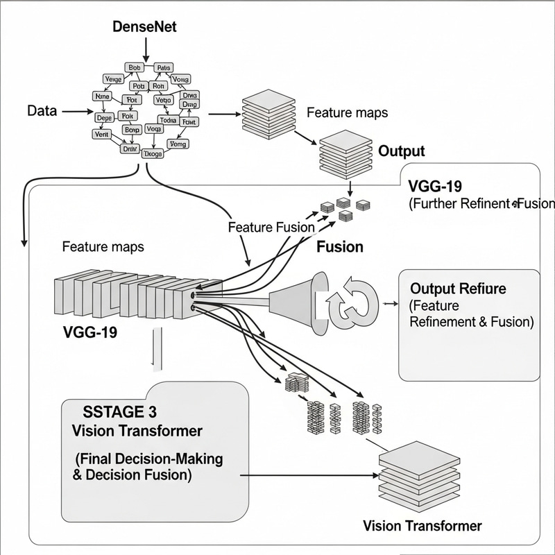 Deep Learning Fusion Models: DenseNet, VGG-19, Vision Transformer Deep Learning Fusion Models: DenseNet, VGG-19, Vision Transformer