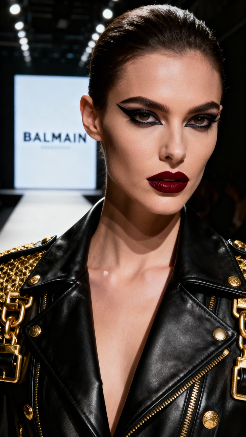 Balmain Fashion Model Showcase - Editorial Highlights Balmain Fashion Model Showcase - Editorial Highlights