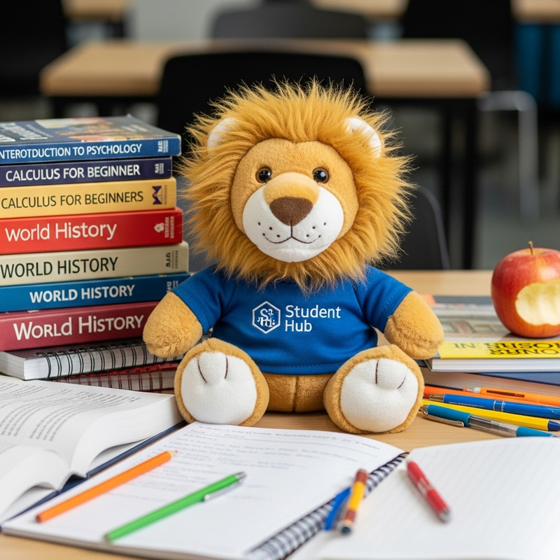 Student Center Lion Mascot - Friendly & Welcoming Student Center Lion Mascot - Friendly & Welcoming