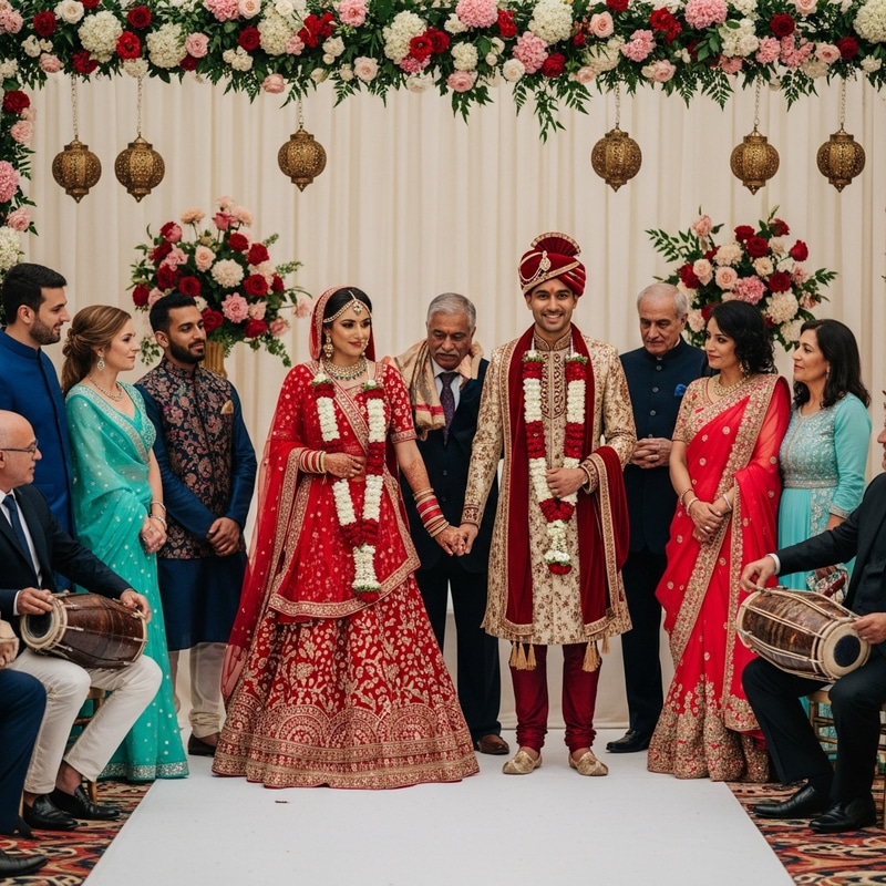 Vibrant Indian Wedding Scene | Cultural Celebrations Captured Vibrant Indian Wedding Scene | Cultural Celebrations Captured