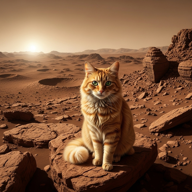 Cat on Mars - Explore the Red Planet Cat on Mars - Explore the Red Planet