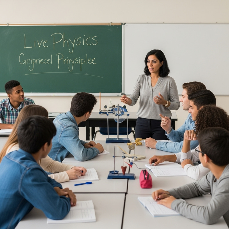 Live Demonstrations, Engaging Style for Interactive Science Education