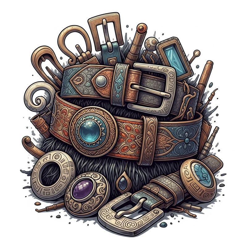 Elegant Belt Design with Unique Elements