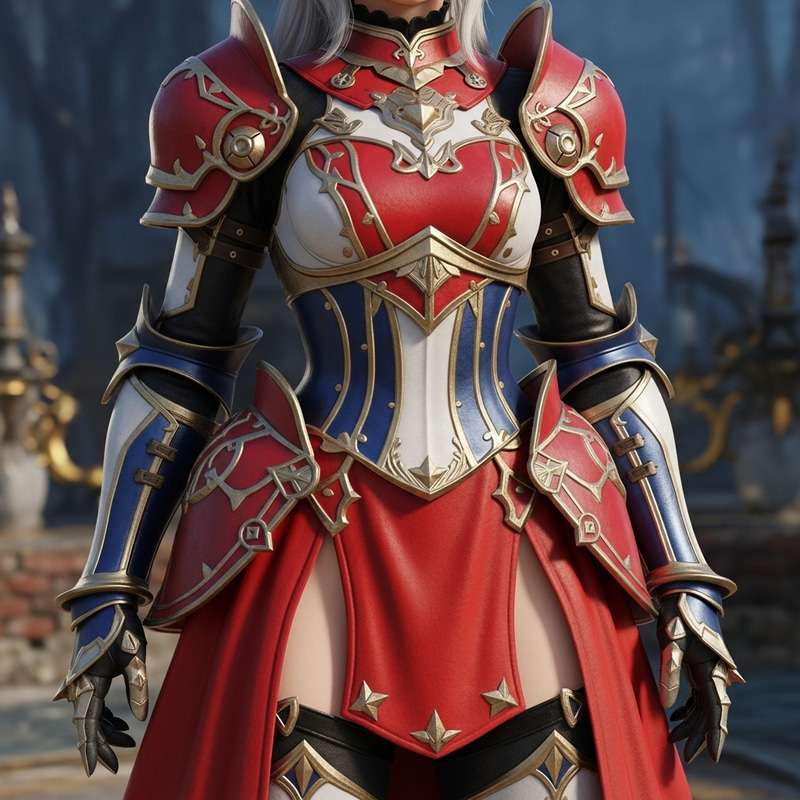 Intricate Fantasy Armor | Gunbreaker Class RPG Character Intricate Fantasy Armor | Gunbreaker Class RPG Character