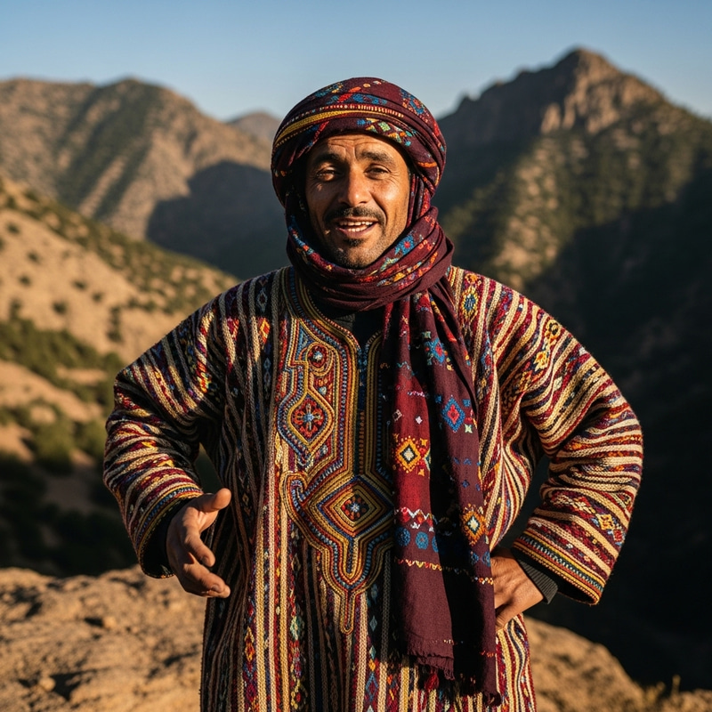 Berber Man in Traditional Attire