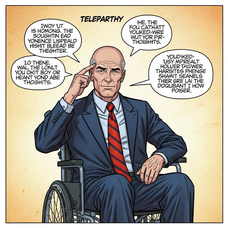 Unlocking Minds: Telepathic Revelation in Comic Art Style Unlocking Minds: Telepathic Revelation in Comic Art Style