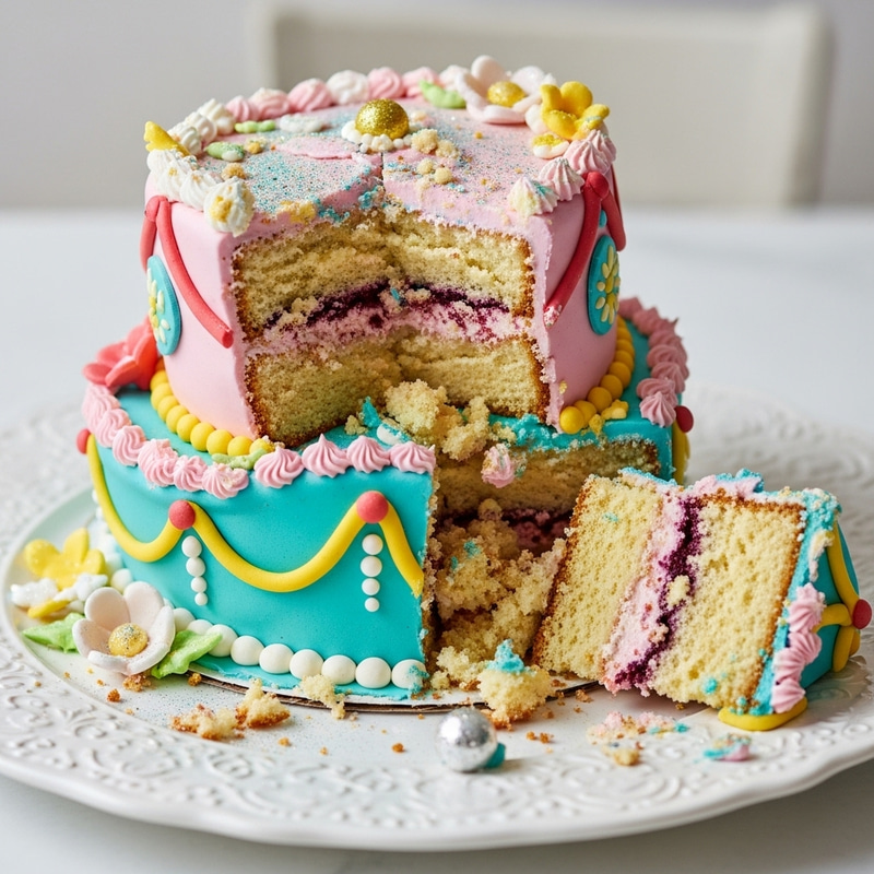Squished Festive Cake - Delicious and Festive Treat