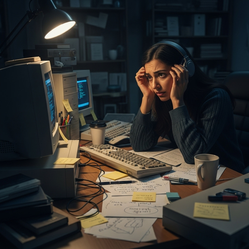 Programmer Troubleshooting with Insufficient Tools