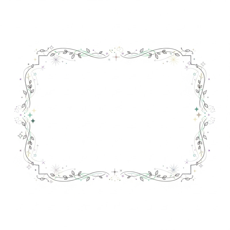 Minimalistic Fantasy Frame Design Minimalistic Fantasy Frame Design