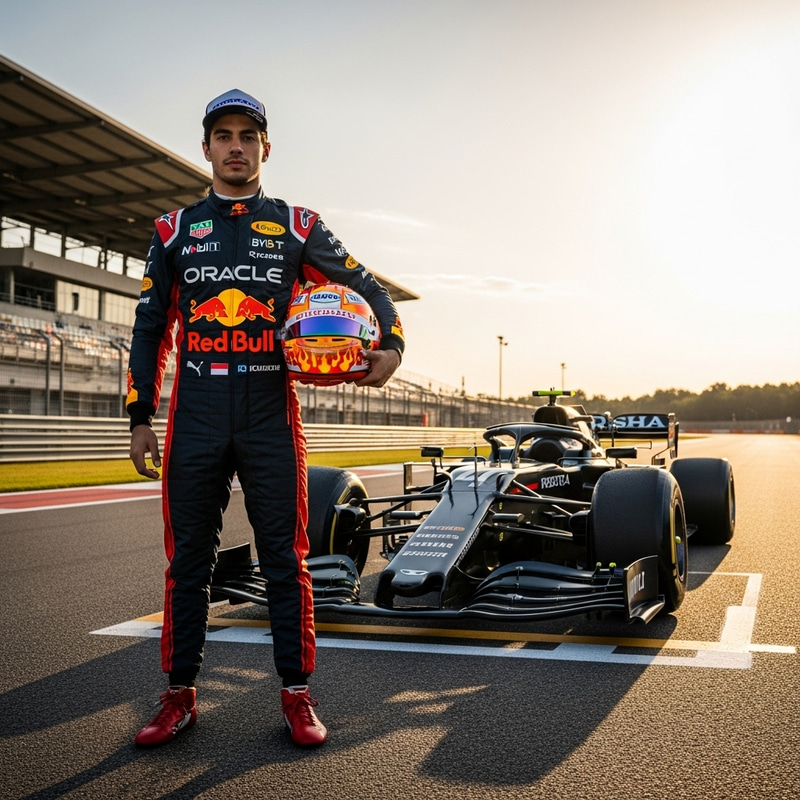 22-Year-Old Portuguese Formula 1 Racing Driver Captured on Track 22-Year-Old Portuguese Formula 1 Racing Driver Captured on Track