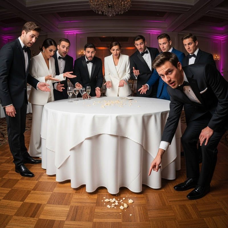 Wedding Cake Gone: Confusion at the Empty Table Wedding Cake Gone: Confusion at the Empty Table