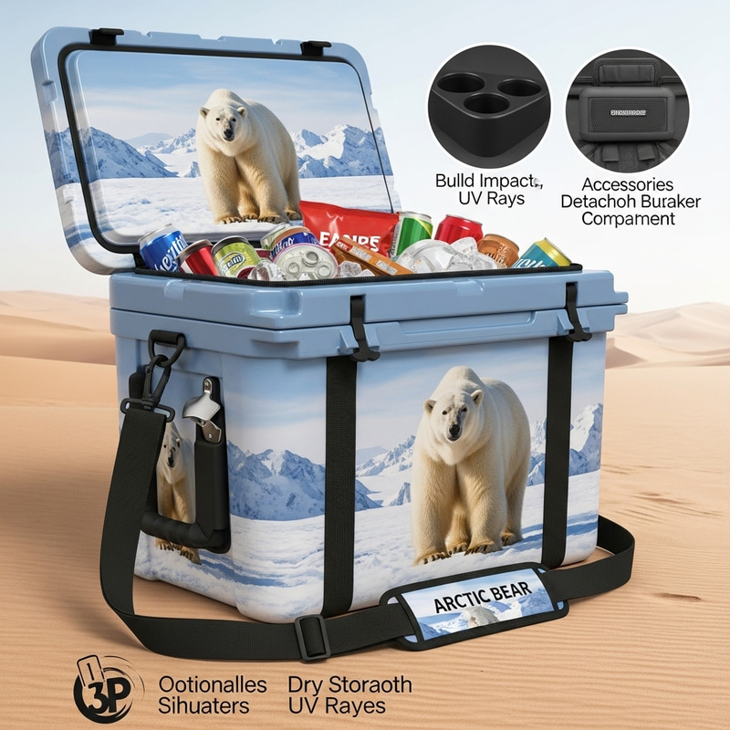 Arctic Bear Cooler - Heavy-Duty Design for Desert Adventures Arctic Bear Cooler - Heavy-Duty Design for Desert Adventures