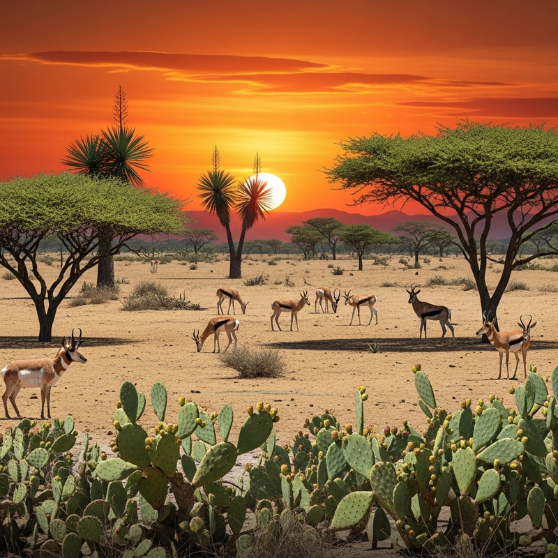 Dry Tropical Environment of Africa and America Dry Tropical Environment of Africa and America