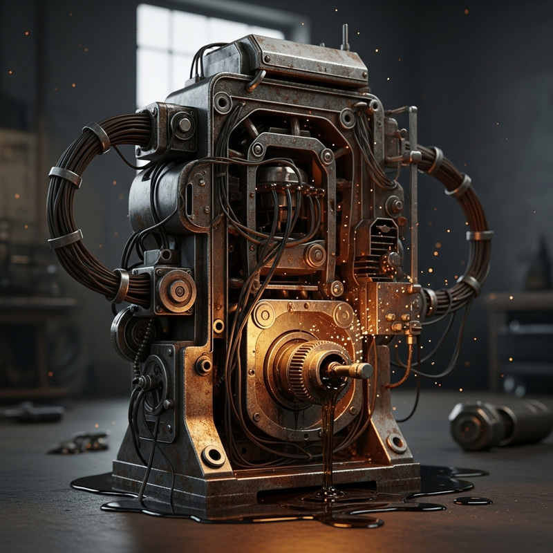 The Struggle of a Futuristic Machine The Struggle of a Futuristic Machine