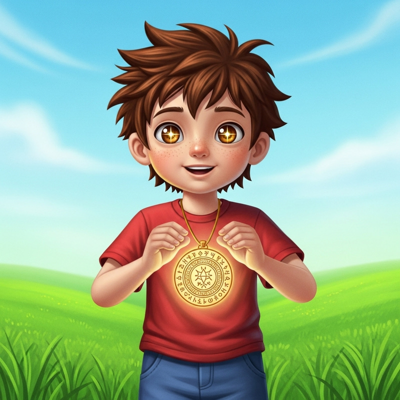 Boboiboy - Magical Child in Green Meadow Boboiboy - Magical Child in Green Meadow