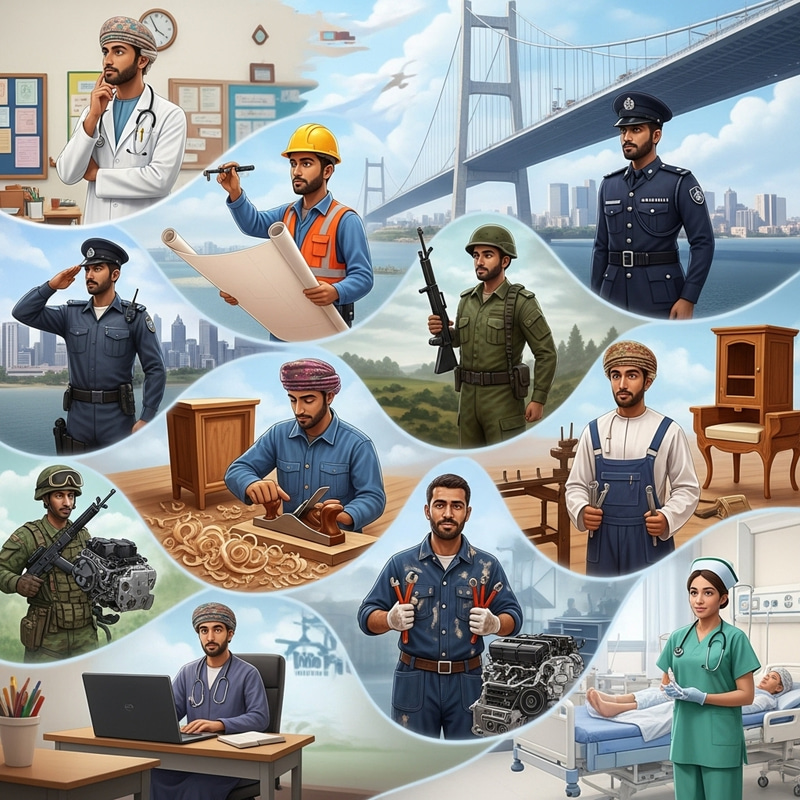 Omani Teacher's Incredible Evolution: Doctor, Engineer, Policeman & More Omani Teacher's Incredible Evolution: Doctor, Engineer, Policeman & More