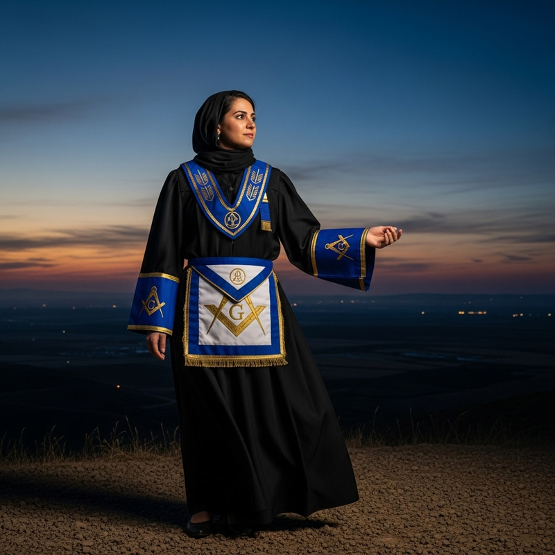 Freemason Hopeful Gazing Towards the Horizon Freemason Hopeful Gazing Towards the Horizon