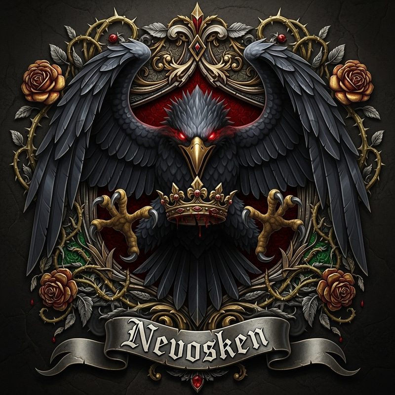 Nevosken Family Emblem: Opulence, Power, Menacing Dread