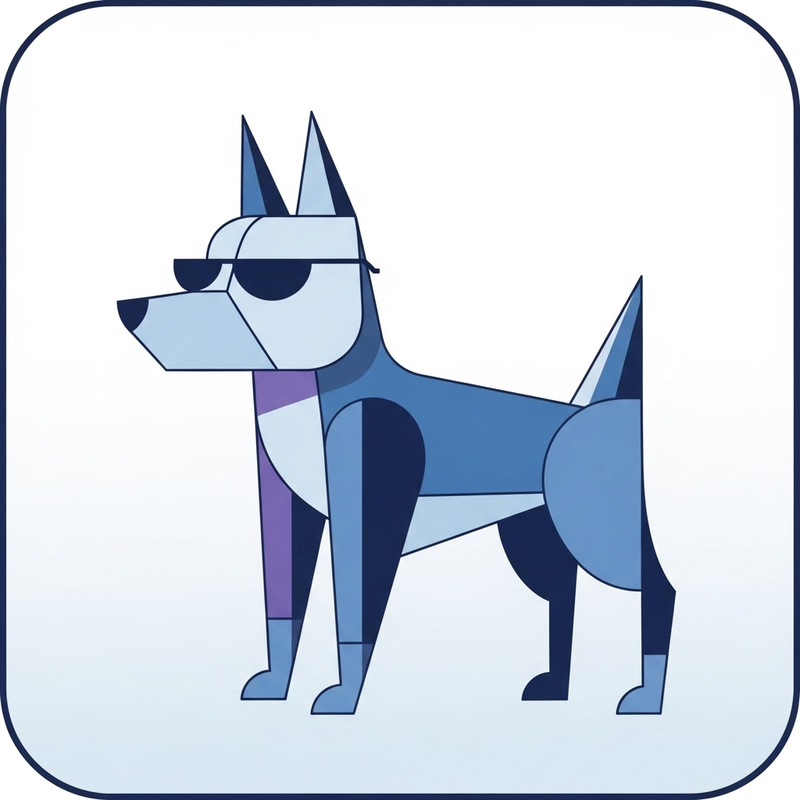 Minimalist Dog Icon Design | Python Package Minimalist Dog Icon Design | Python Package