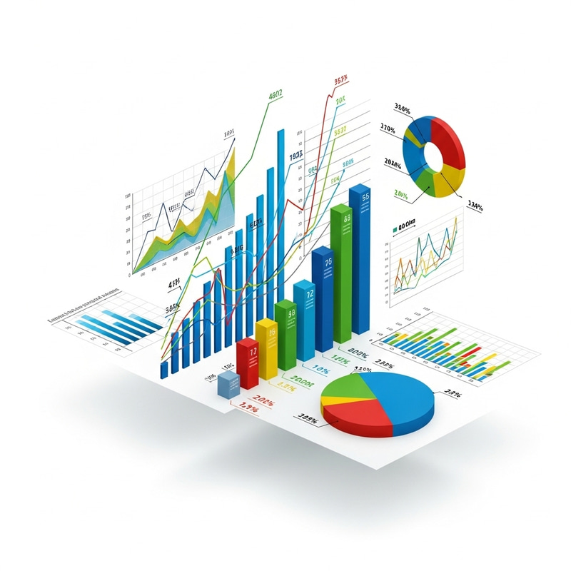 Colorful Graphs: Stunning 3D Charts for Data Analysis