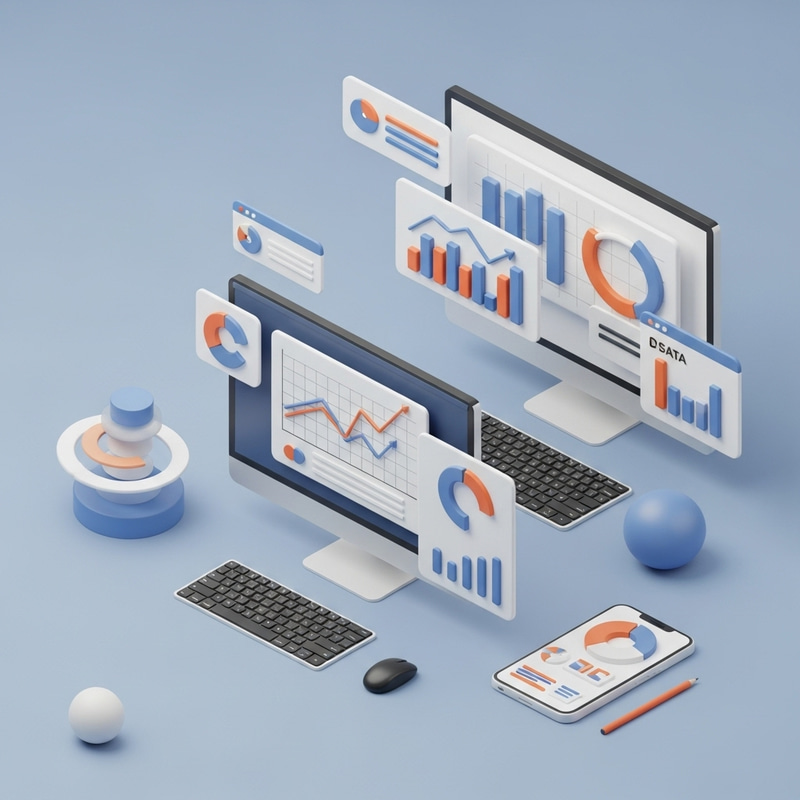 Digital Marketing with Data Analysis and 3D Visualization