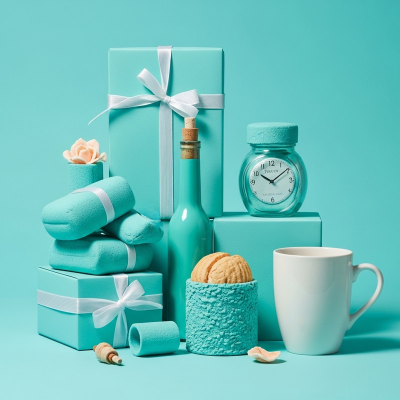 Tiffany Blue Still Life Photo Composition Tiffany Blue Still Life Photo Composition