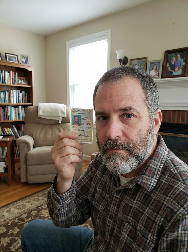 Showing My ID - Personal Identification Photos