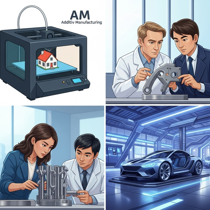 Additive Manufacturing Technologies: Illustrating 3D Printing Innovations Additive Manufacturing Technologies: Illustrating 3D Printing Innovations