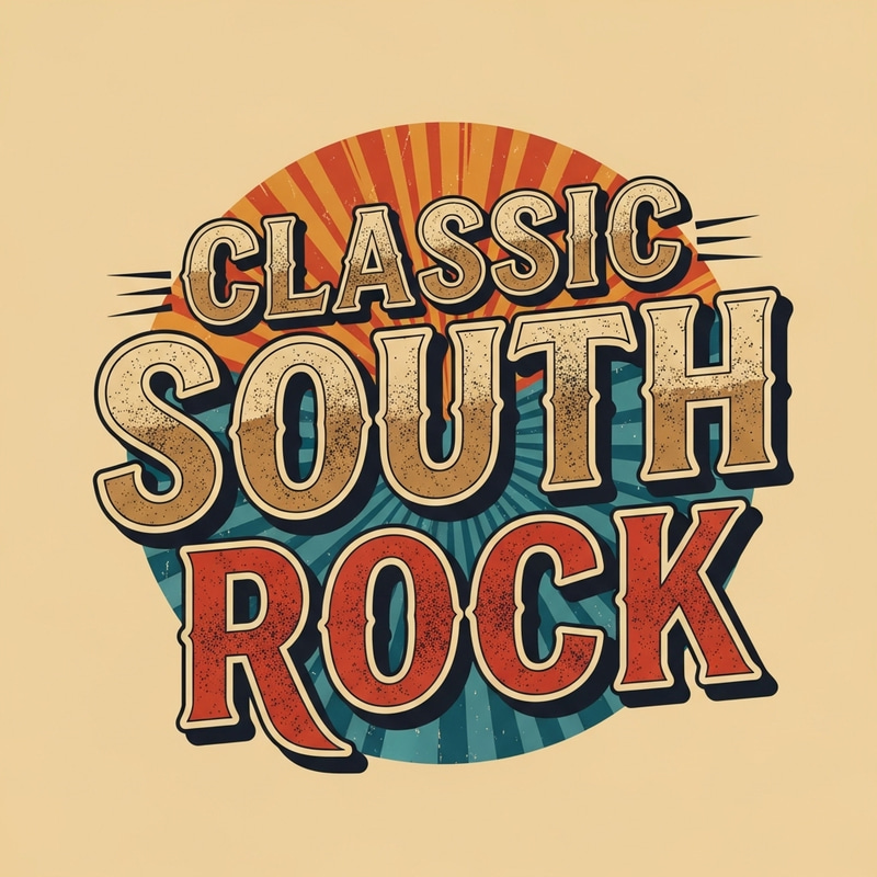 Vintage Southern Rock Logo Design | Bold & Rugged Fonts